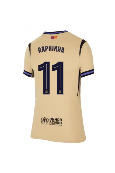 Barcelona Raphinha Belloli #11 Jalkapallovaatteet Naisten Vieraspaita 2025-26 Lyhythihainen Barcelona Raphinha Belloli #11 Jalkapallovaatteet Naisten Vieraspaita 2025-26 Lyhythihainen